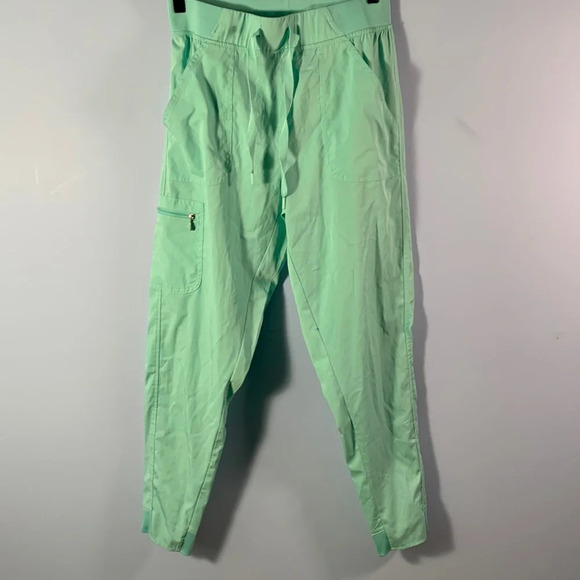 ADAR Ultimate Yoga Jogger Pant size medium aqua scrub OR hospital healthcare - Picture 1 of 8